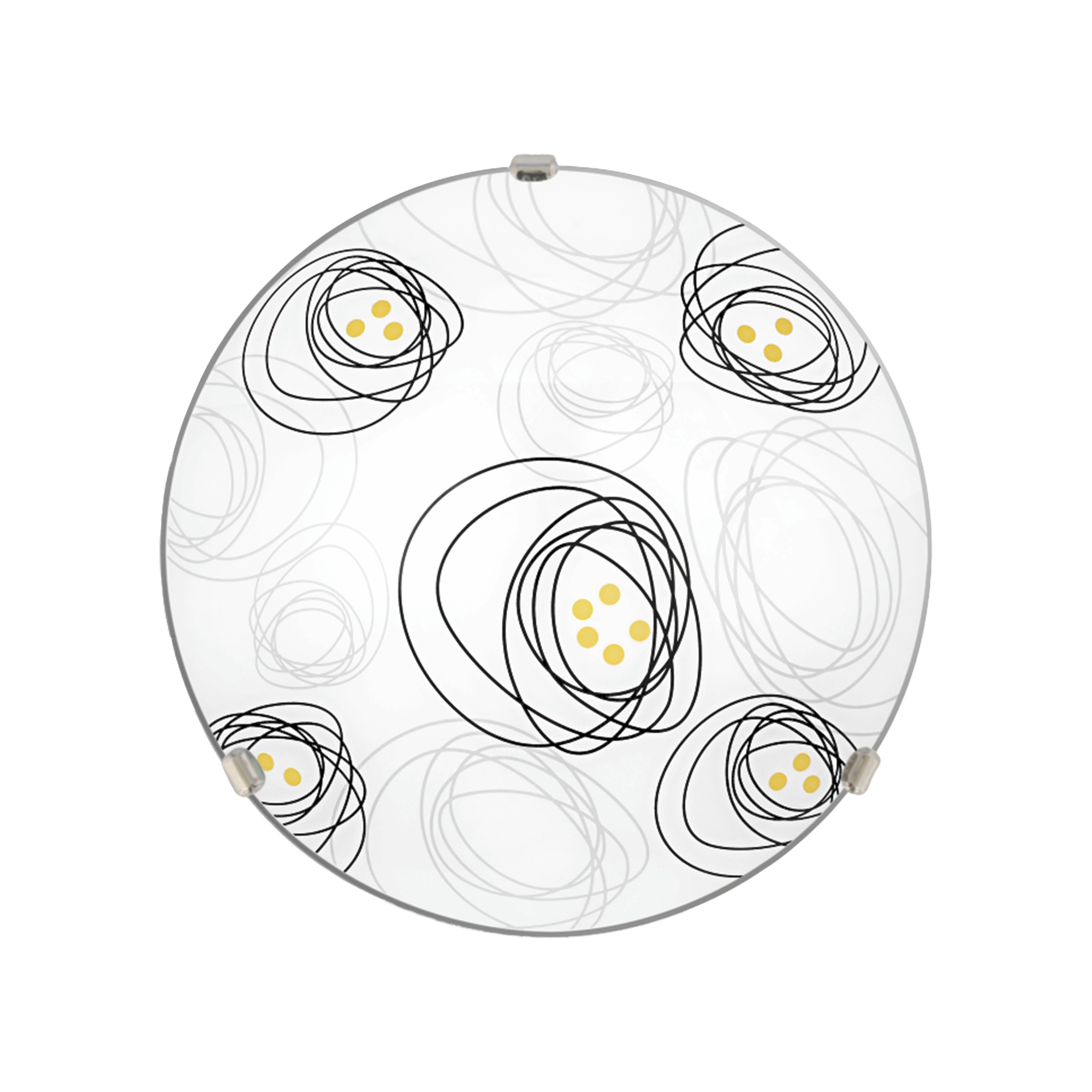 Plafoniera KLAUSEN Vulcan LY-6081, E27, 15W, IP20, multicolor