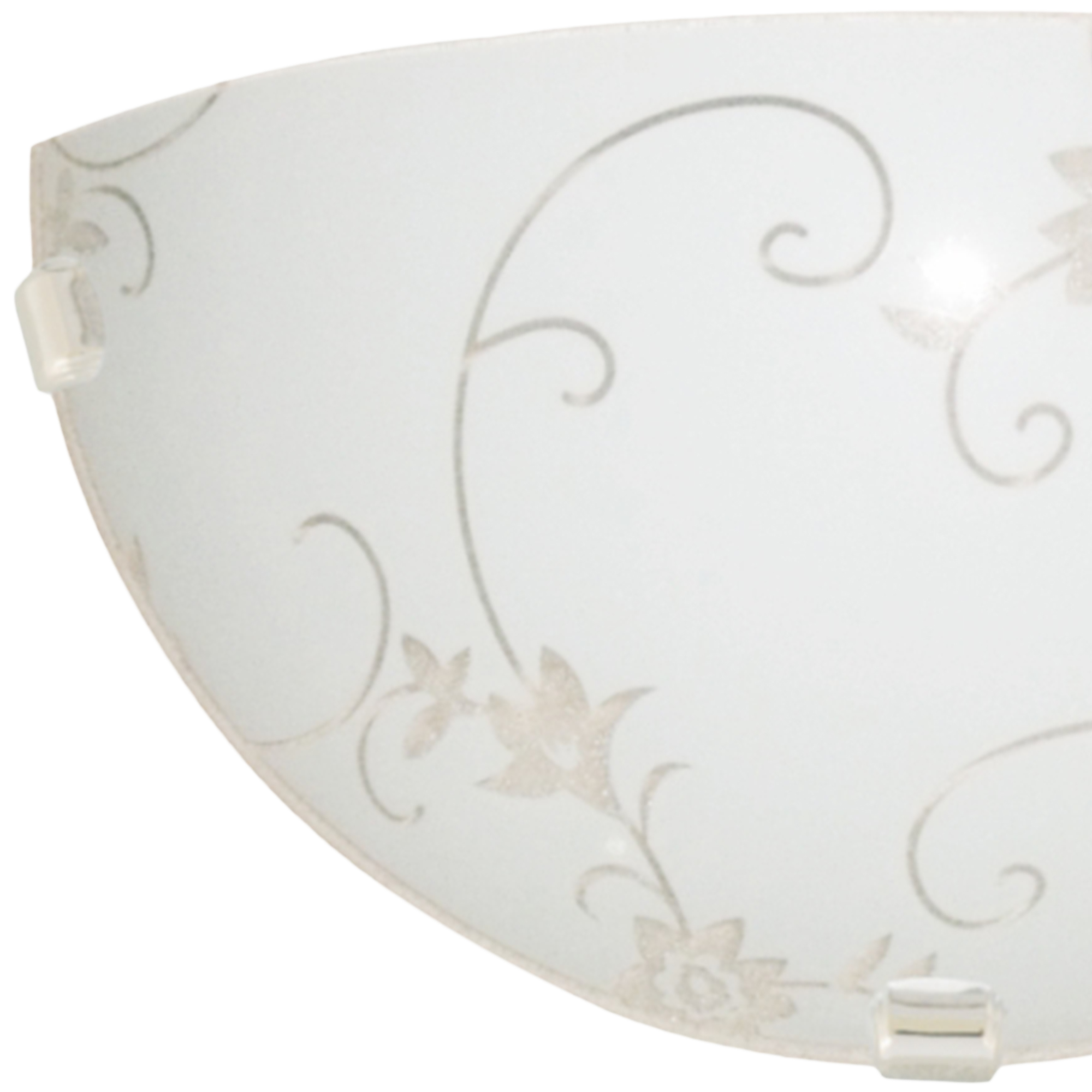 Aplica KLAUSEN Floro, 1 bec E27, 60W, IP20, alb cu model