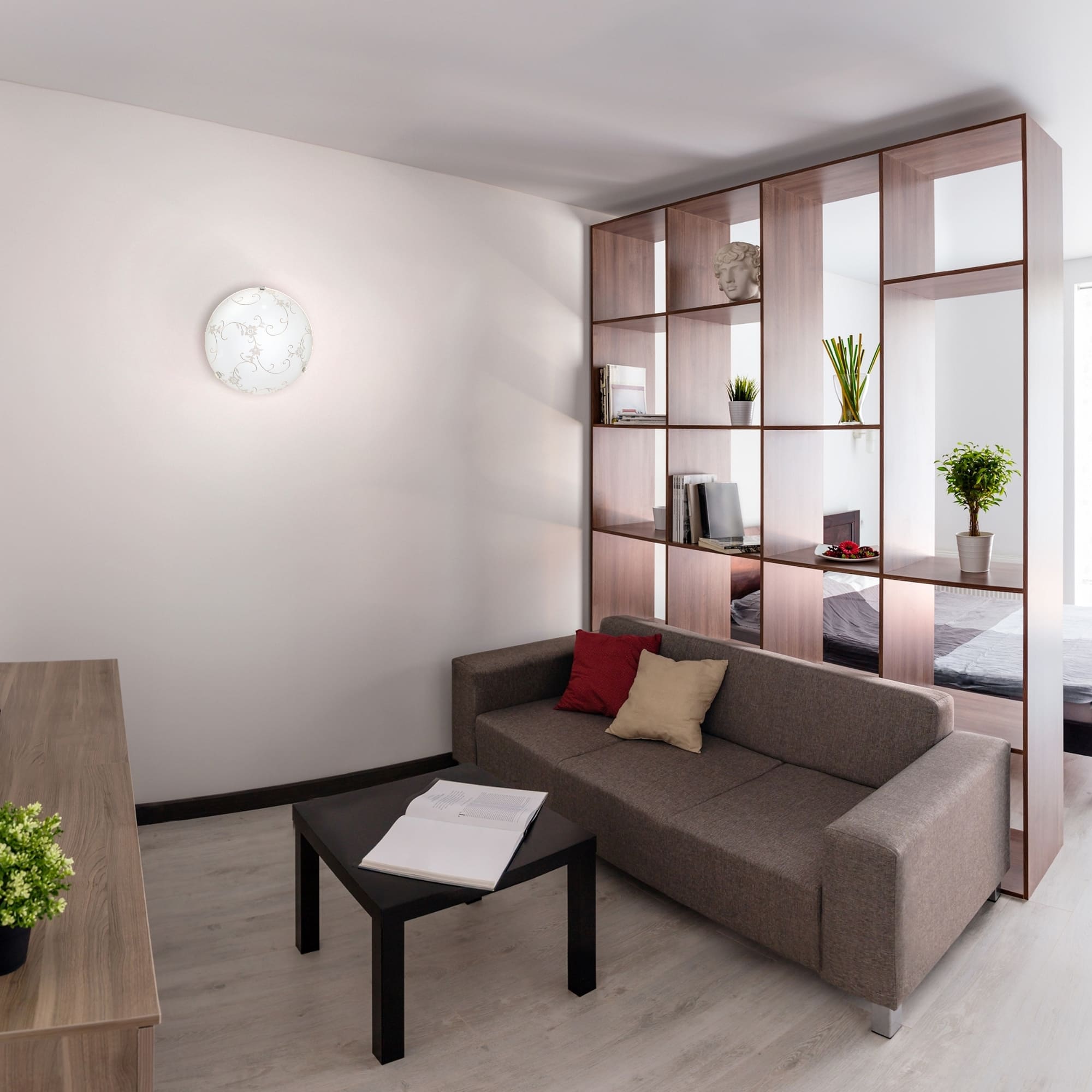 Plafoniera KLAUSEN Floro 30 LY-6018, E27, 15W, alb