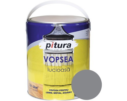 Email Pitura KOBER, 4L, gri metalic