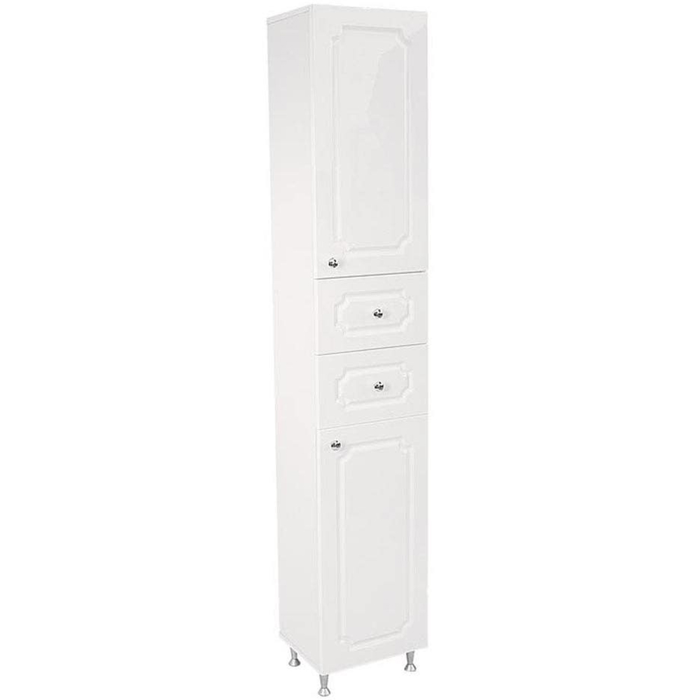 Dulap coloana baie SANITOP Fluture, 35 x 28 x 190 cm, alb