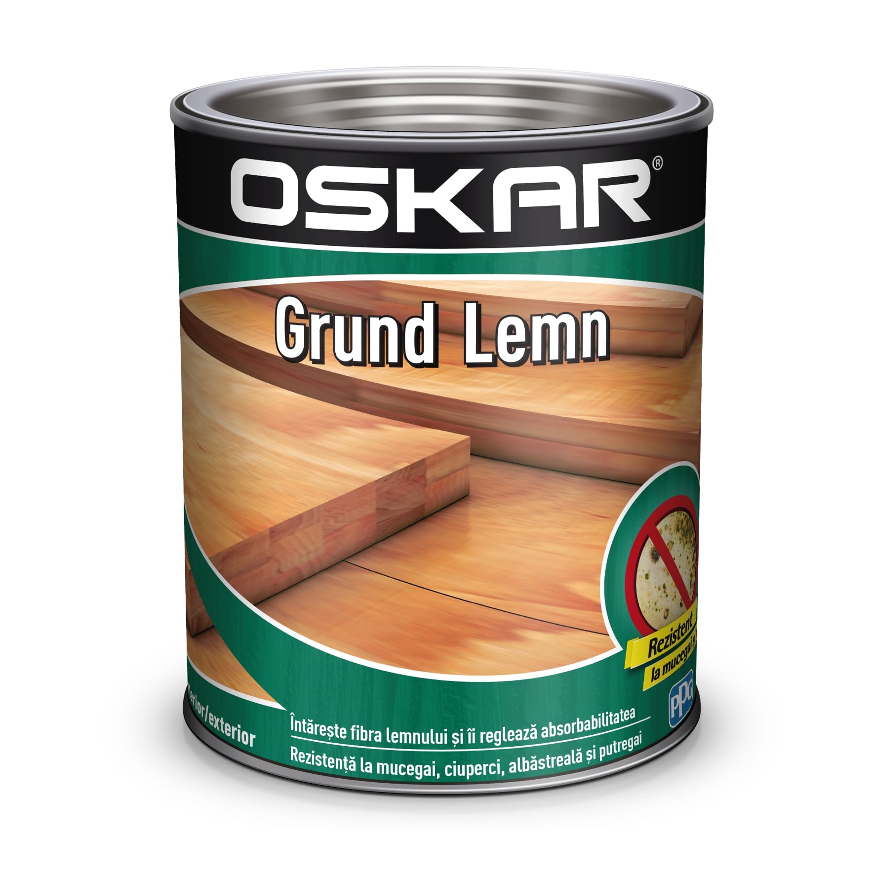 Grund pentru lemn, incolor, 0.75 L  Oskar
