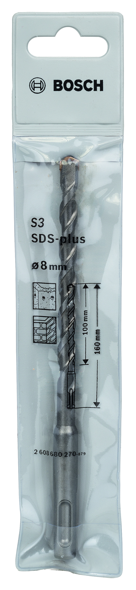 Burghiu SDS-Plus-1 Bosch, 8 x 60/100 mm