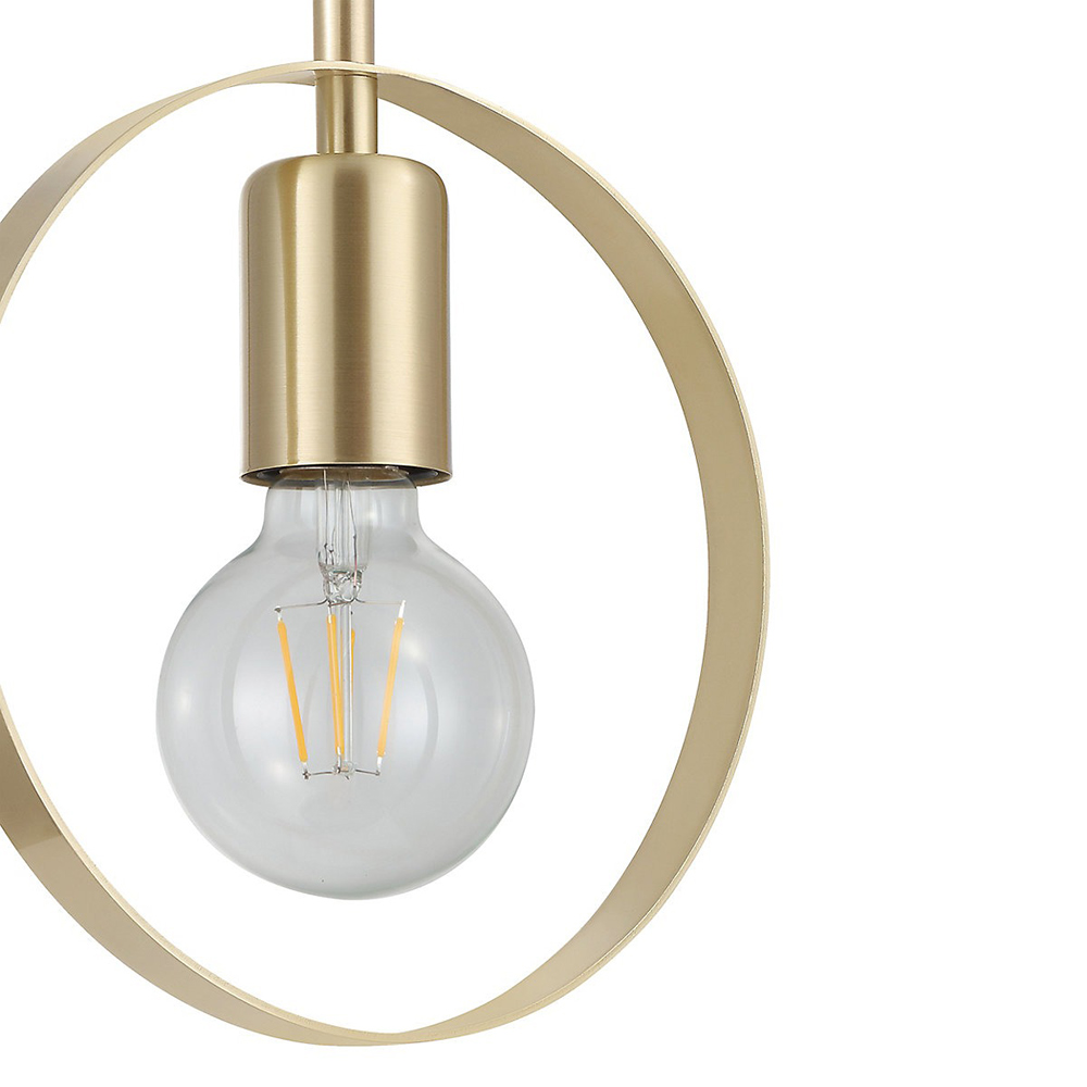 Pendul GOODHOME Kaitains, E27, 60W, auriu