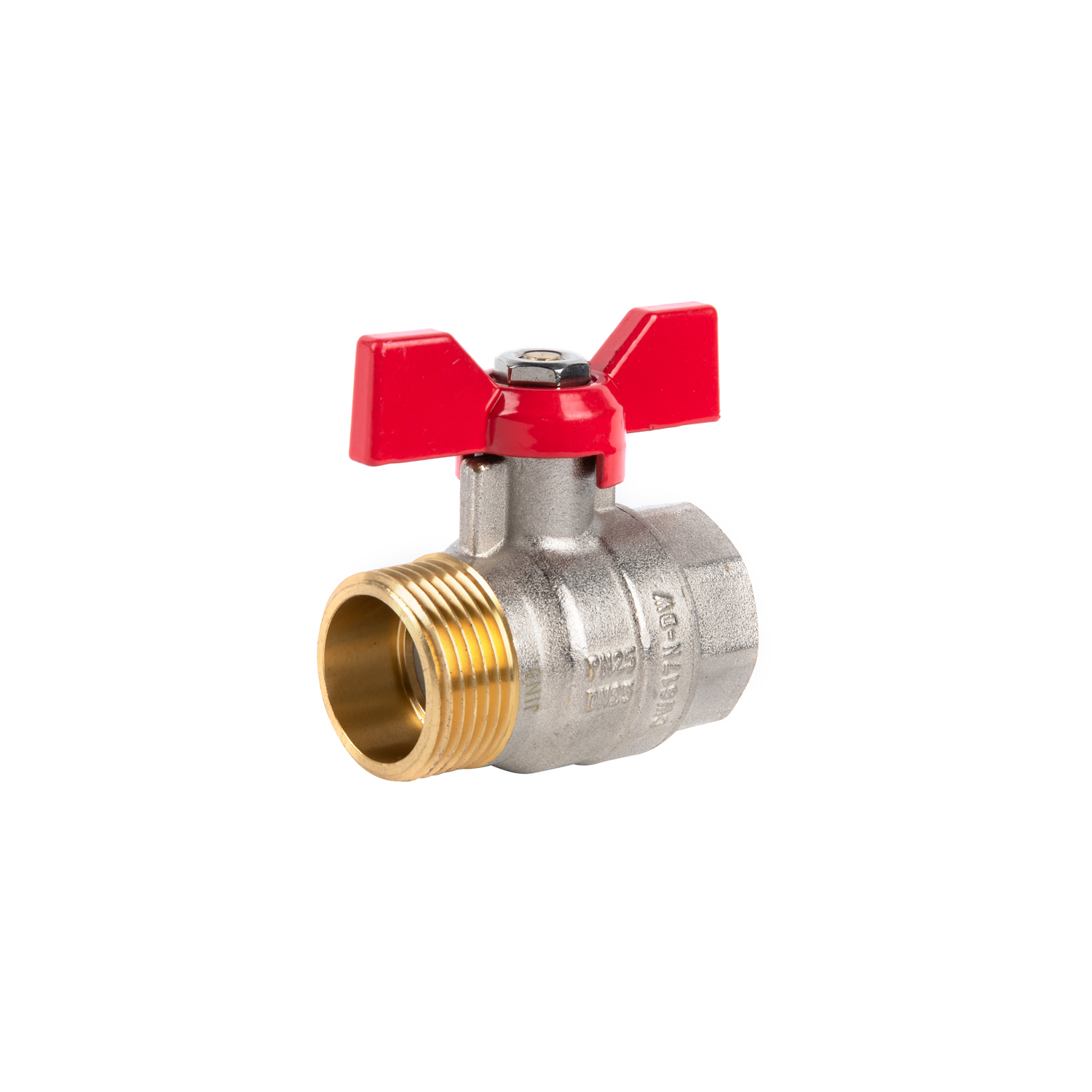 Robinet apa fluture, racord 1, filet interior-exterior Bann