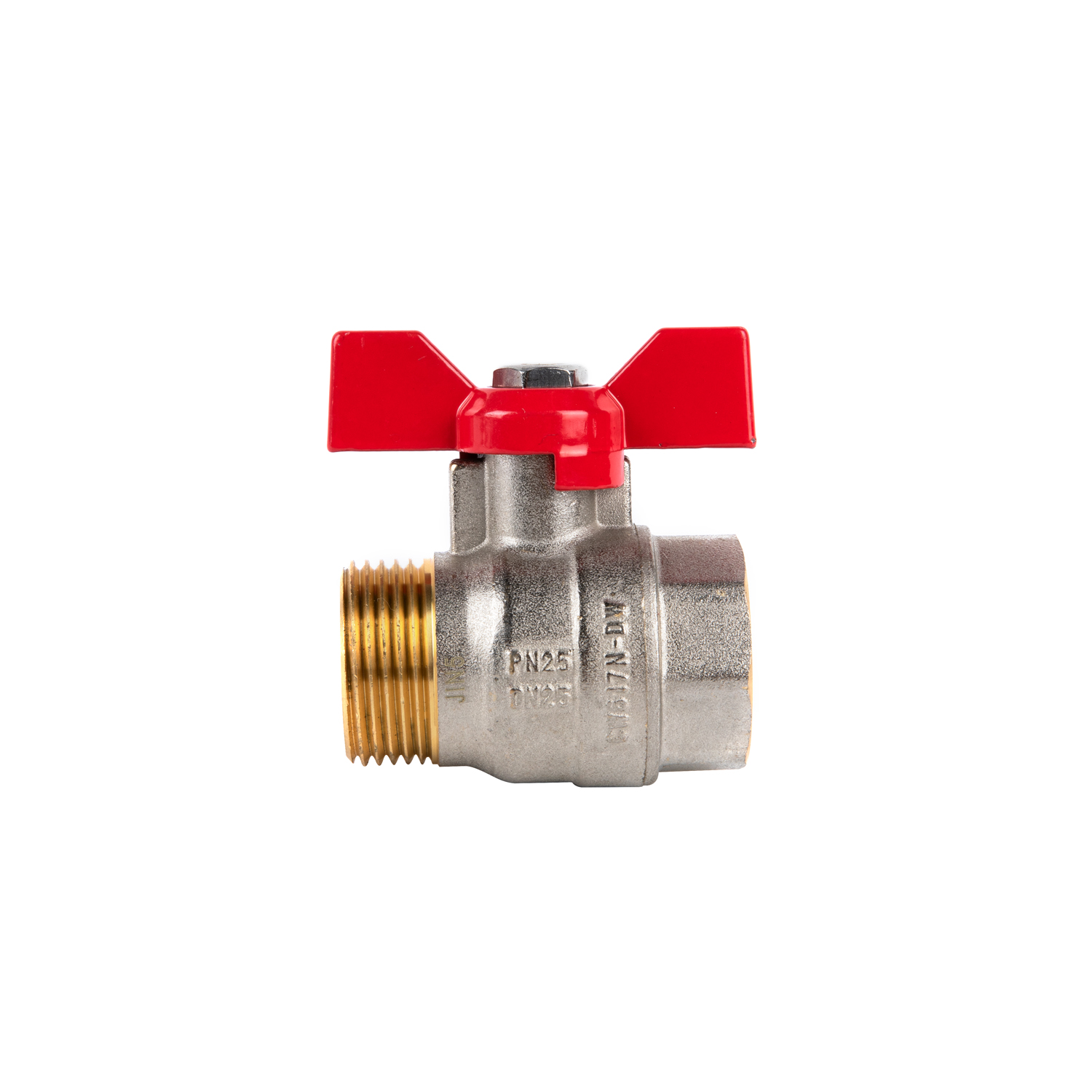 Robinet apa fluture, racord 1, filet interior-exterior Bann