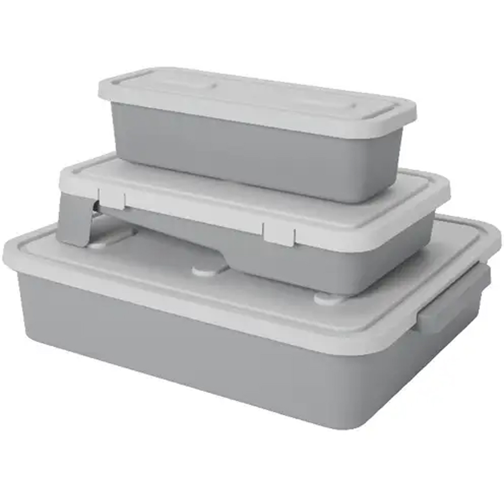 Capac vas vopsea GOODHOME 100974455, plastic, gri