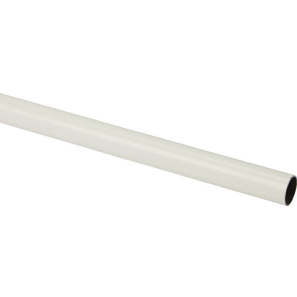 Galerie metal GoodHome Anafi, 200 cm, diametru 19 mm, alb