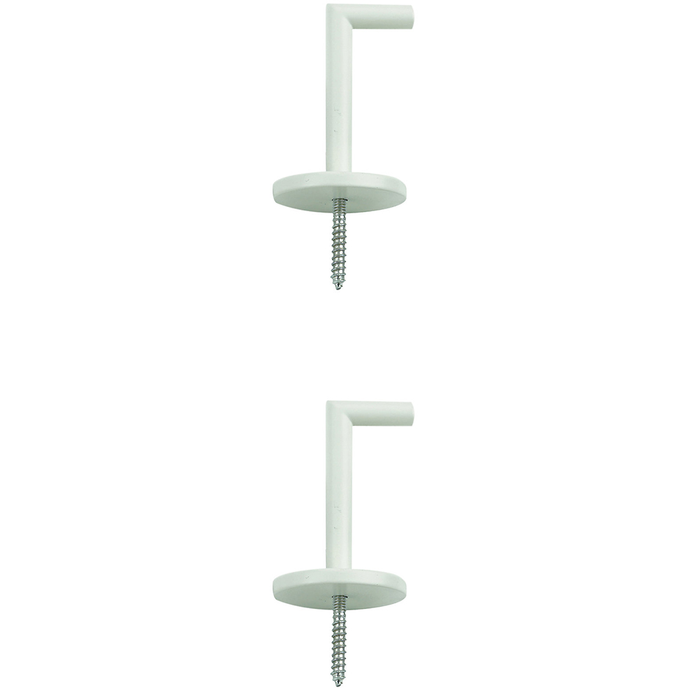 Sistem prindere perdea GOODHOME Anafi, plastic, 7.4 x 3.5 cm, alb