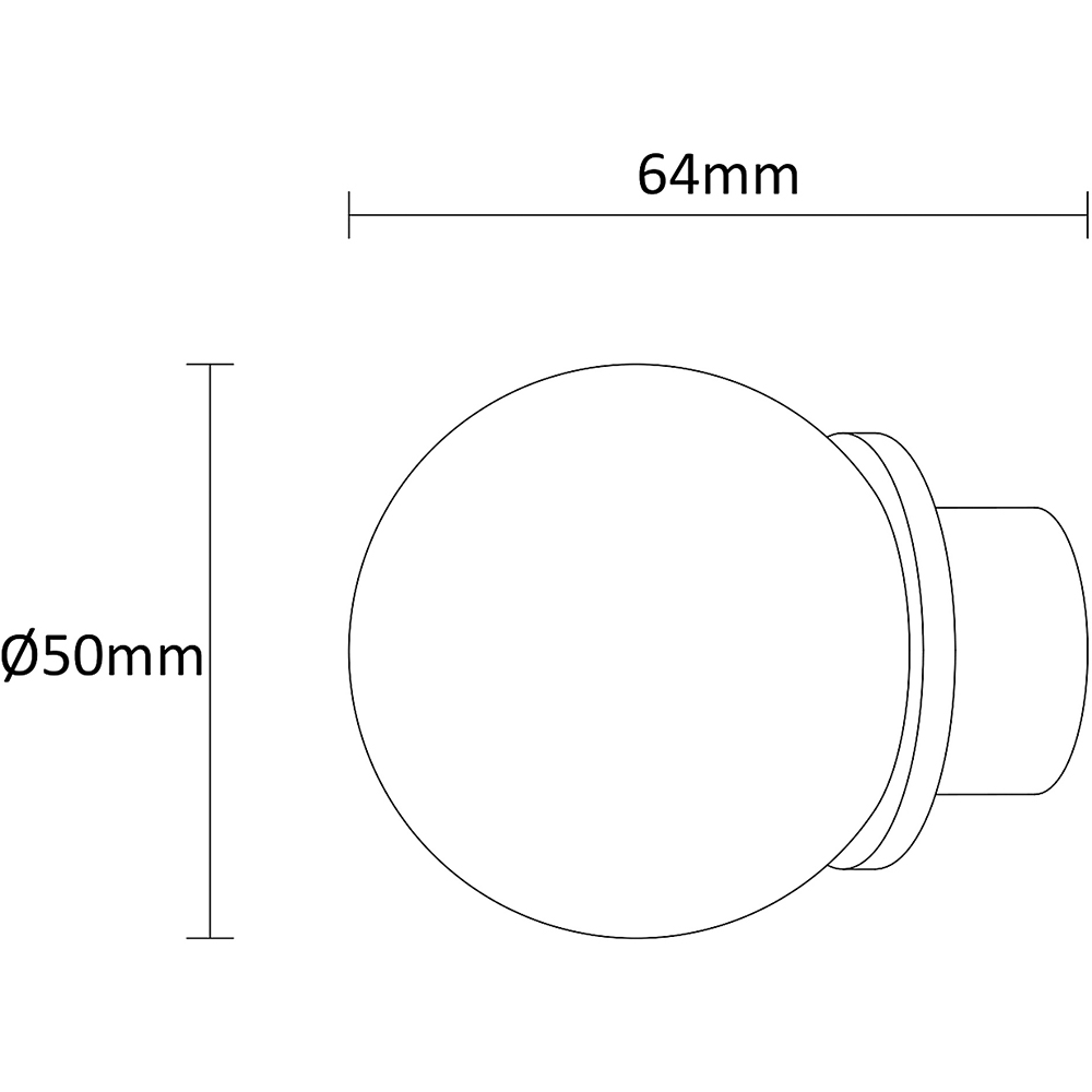 Capat galerie GOODHOME Antiki, D 19mm, alama