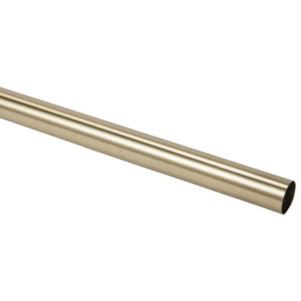 Galerie metal GoodHome Antiki, 250 cm, diametru 28 mm, auriu