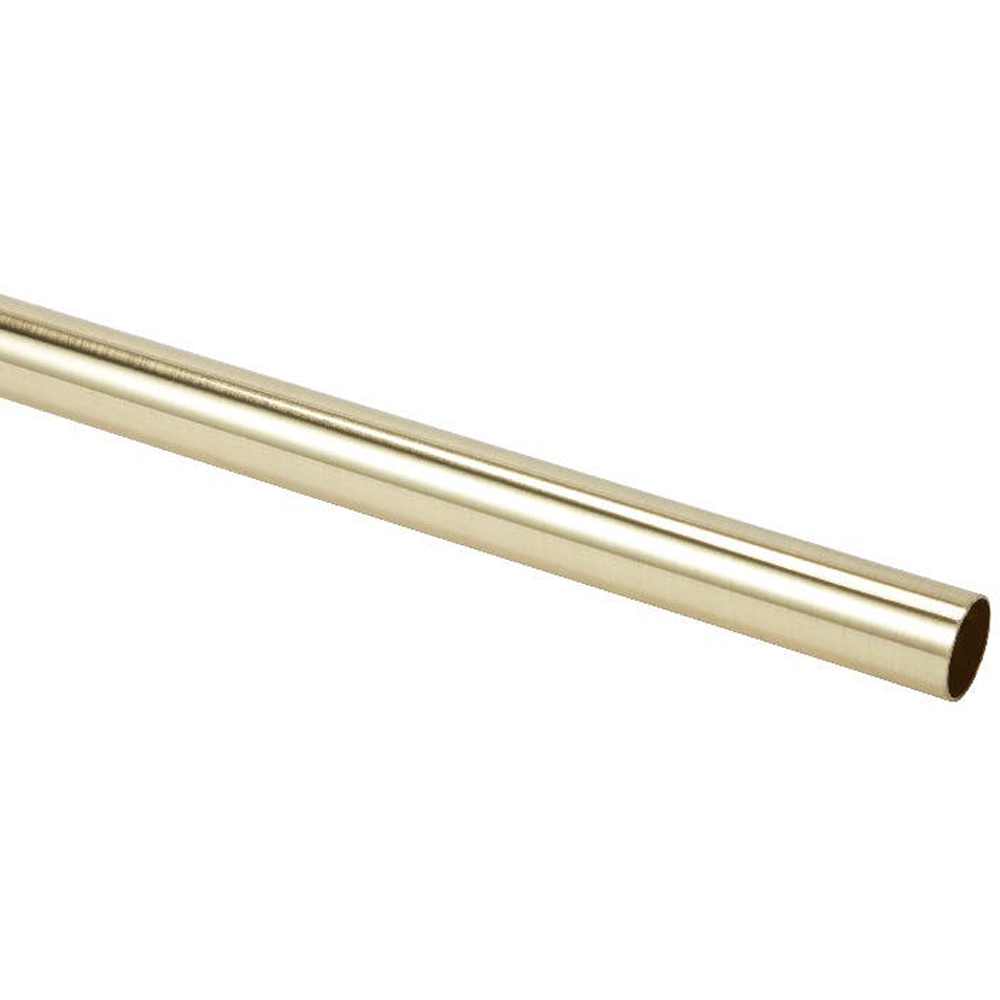 Galerie metal GoodHome Elasa, 150 cm, diametru 19 mm, auriu