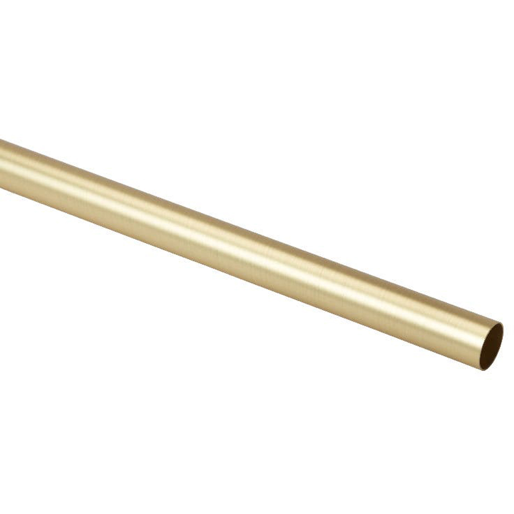 Galerie metal GoodHome Elasa, 250 cm, diametru 19 mm, alama