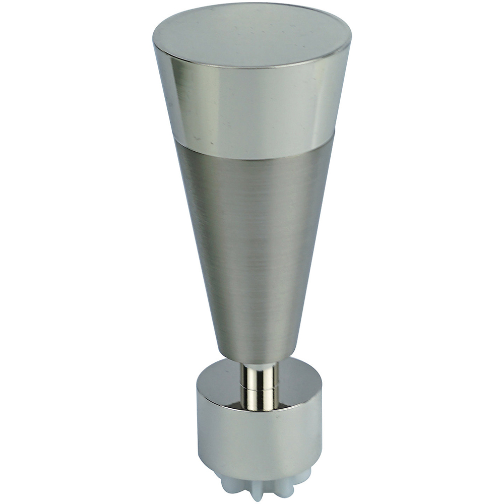 Capat galerie GOODHOME Olympe, metal, 12.6 x 4.8 cm, argintiu