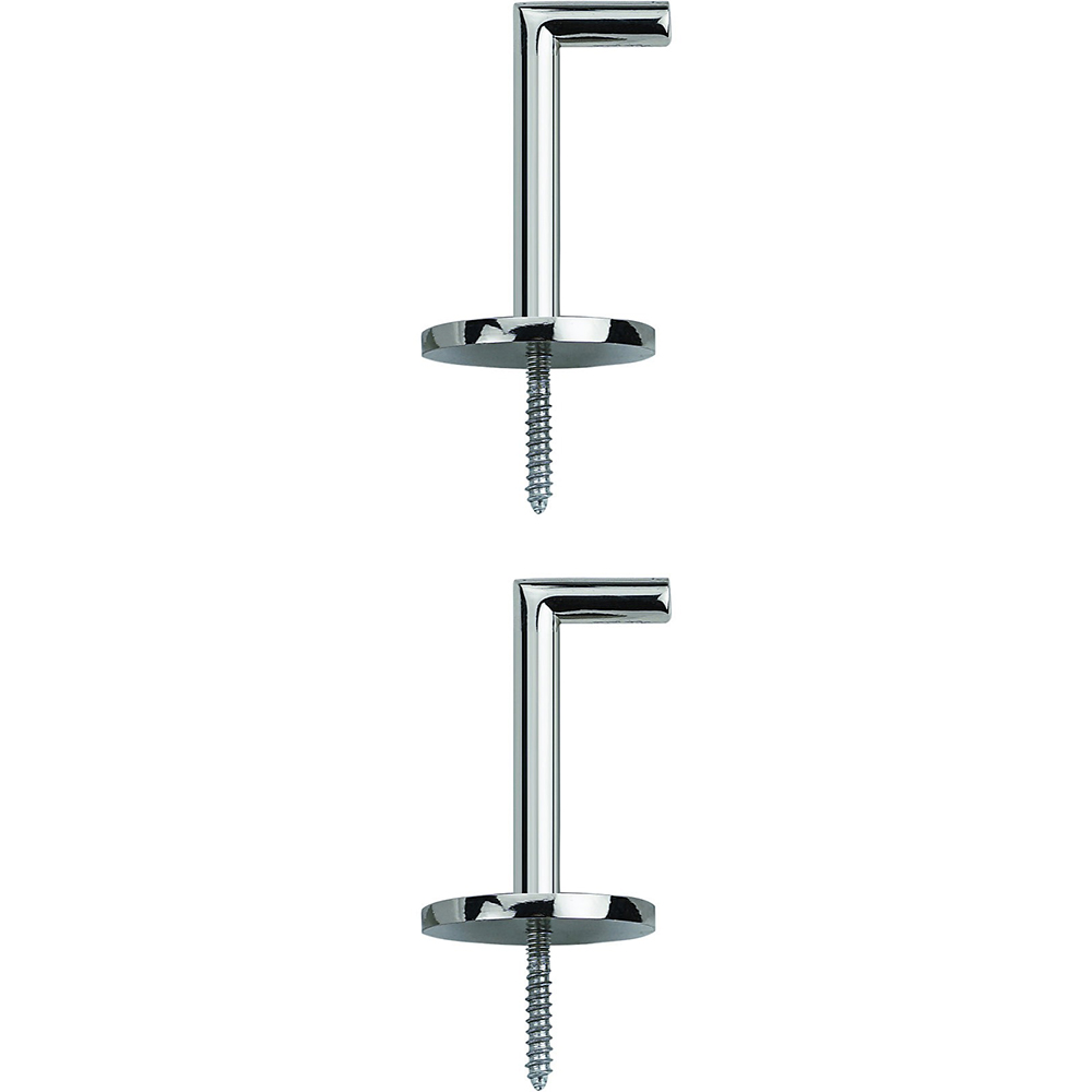 Sistem prindere GOODHOME Olympe, metal, 7.4 x 3.5 cm, argintiu