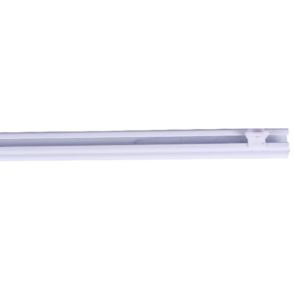Sina simpla perdea  GoodHome Thira, metal, 2 m, 1 canal, alb