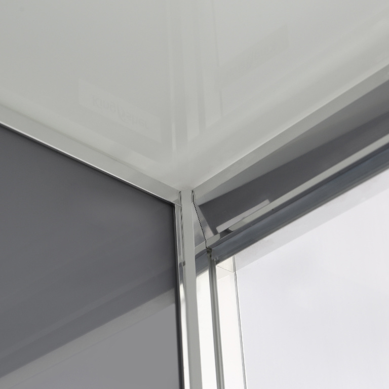 Cabina dus hidromasaj standard GOODHOME Beloya, dreptunghiulara, profil metalic, sticla securizata, 120 x 80 x 220 cm, alb/gri