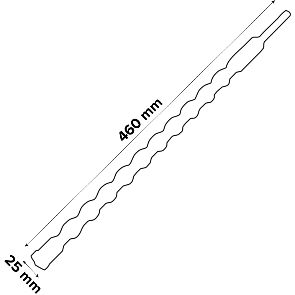 Burghiu ERBAUER, SDS Plus, 25x460mm