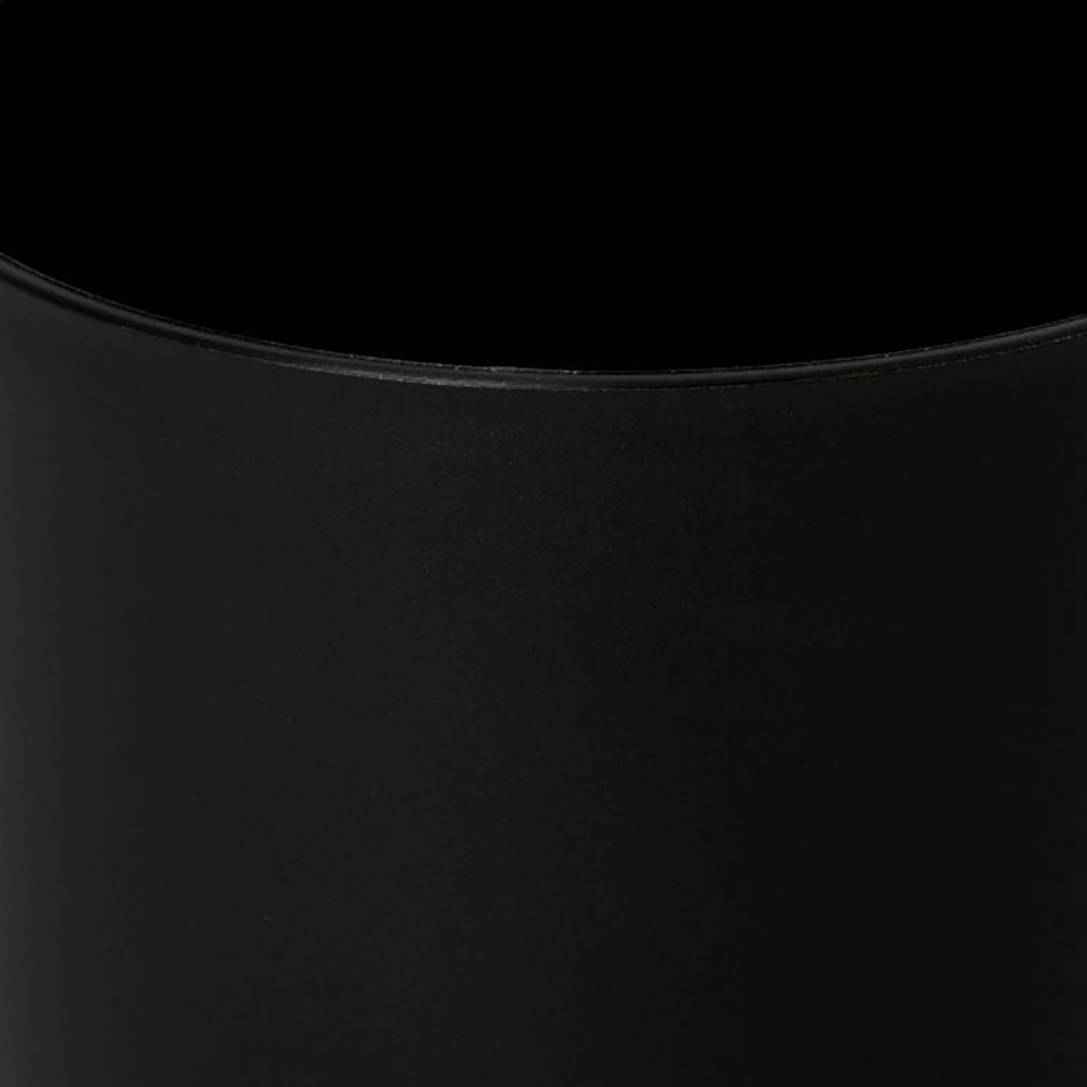 Ghiveci rotund GOODHOME, plastic, 17.6 cm, negru