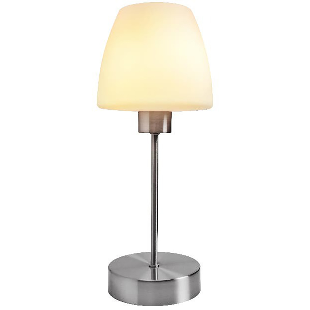 Veioza GOODHOME Kluan, 1 bec incandescent, 40W, E14, argintiu