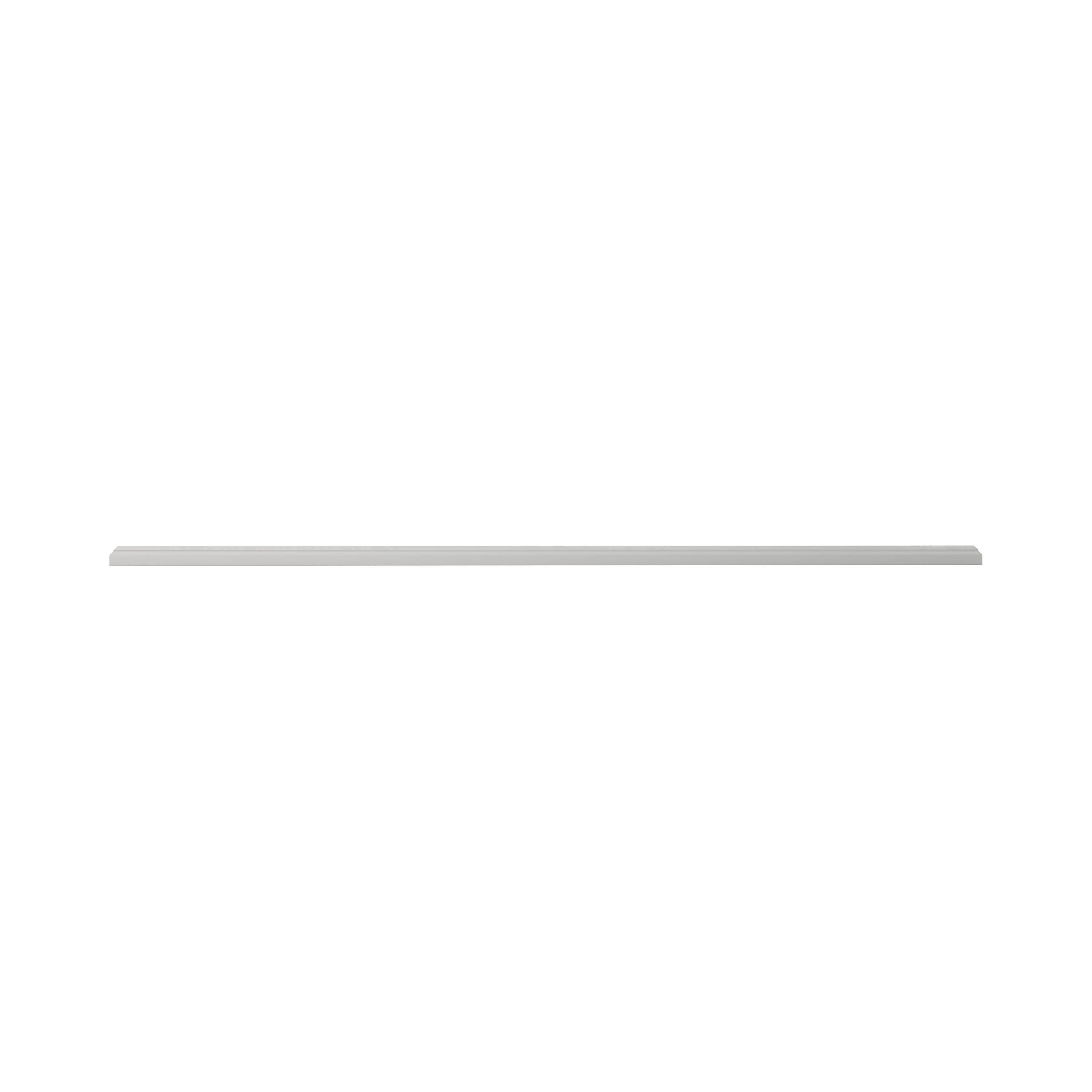 Cornisa GOODHOME Garcinia, 3.5 x 240 cm, MDF, gri mat