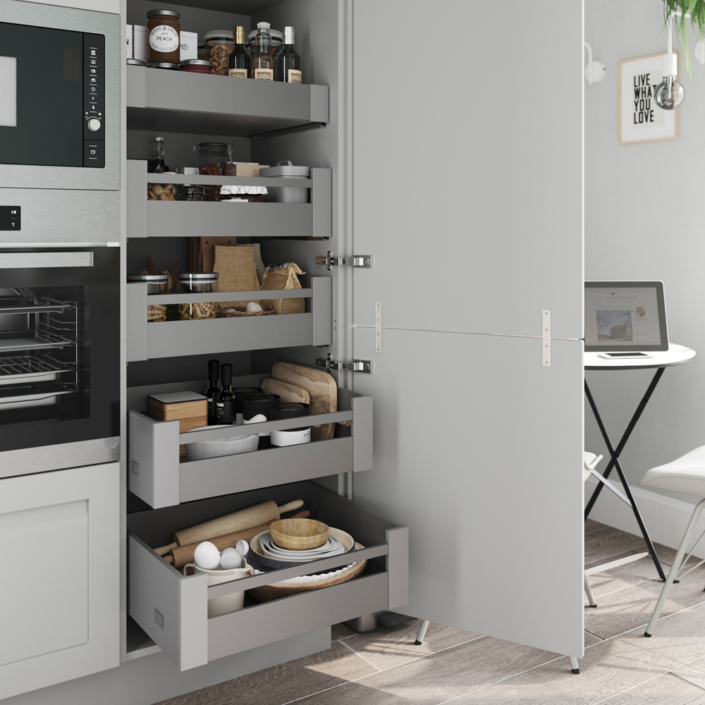 Front usa GOODHOME Garcinia, MDF, 49.7 x 71.5 x 2 cm, gri