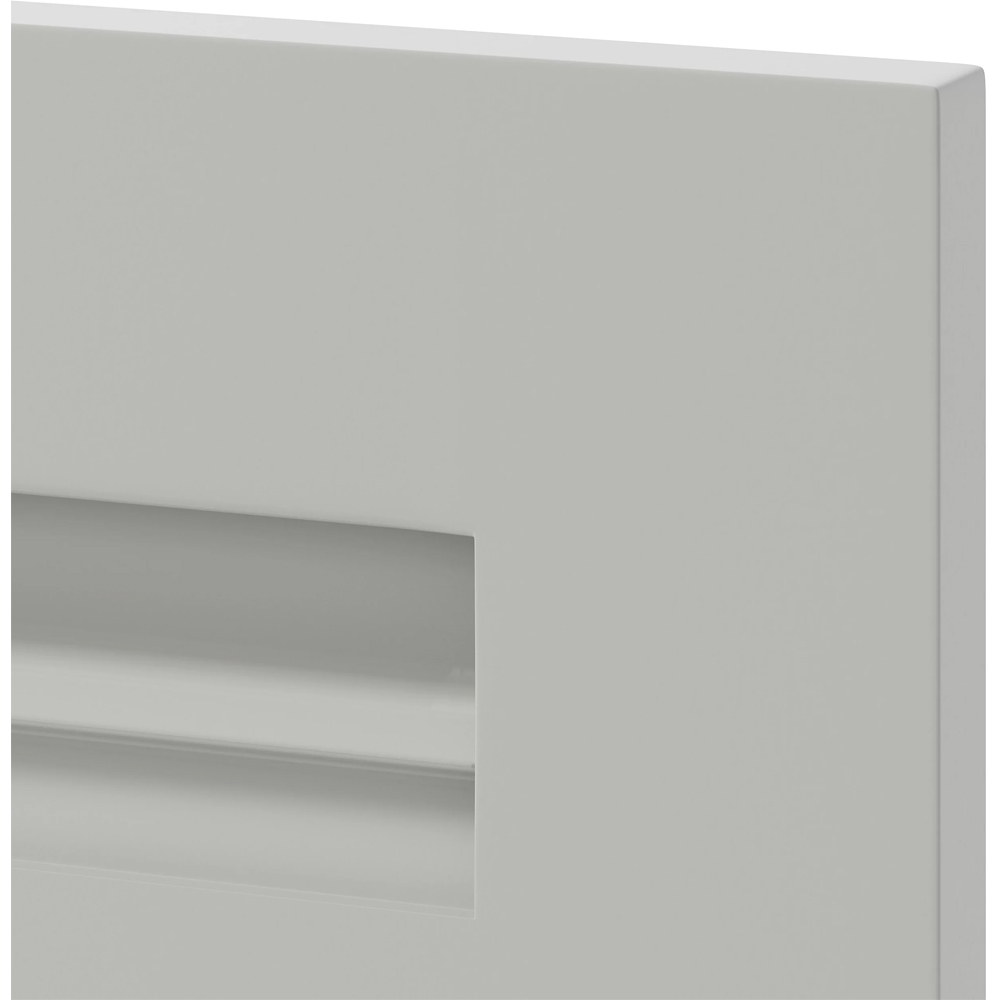 Front usa GOODHOME Garcinia, Sticla,MDF, 29.7 x 71.5 x 2 cm, Gri