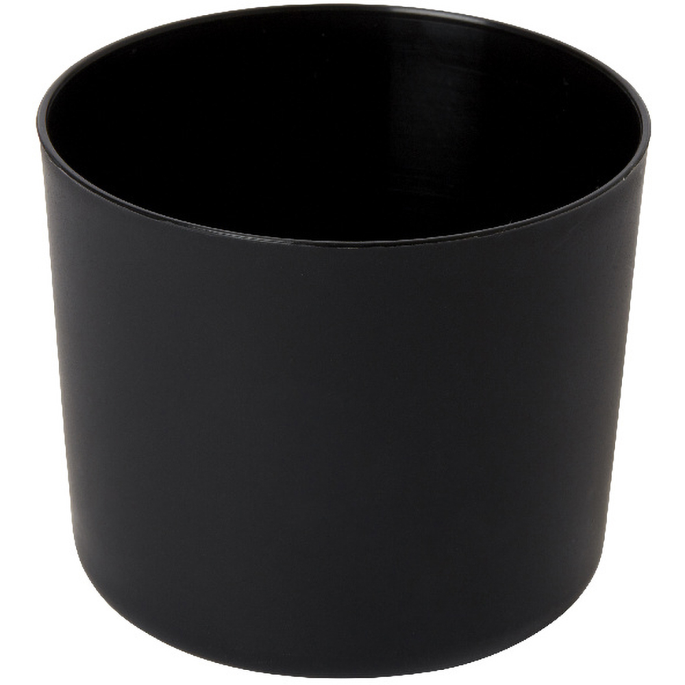 Ghiveci flori GOODHOME, plastic, D 9 cm, negru