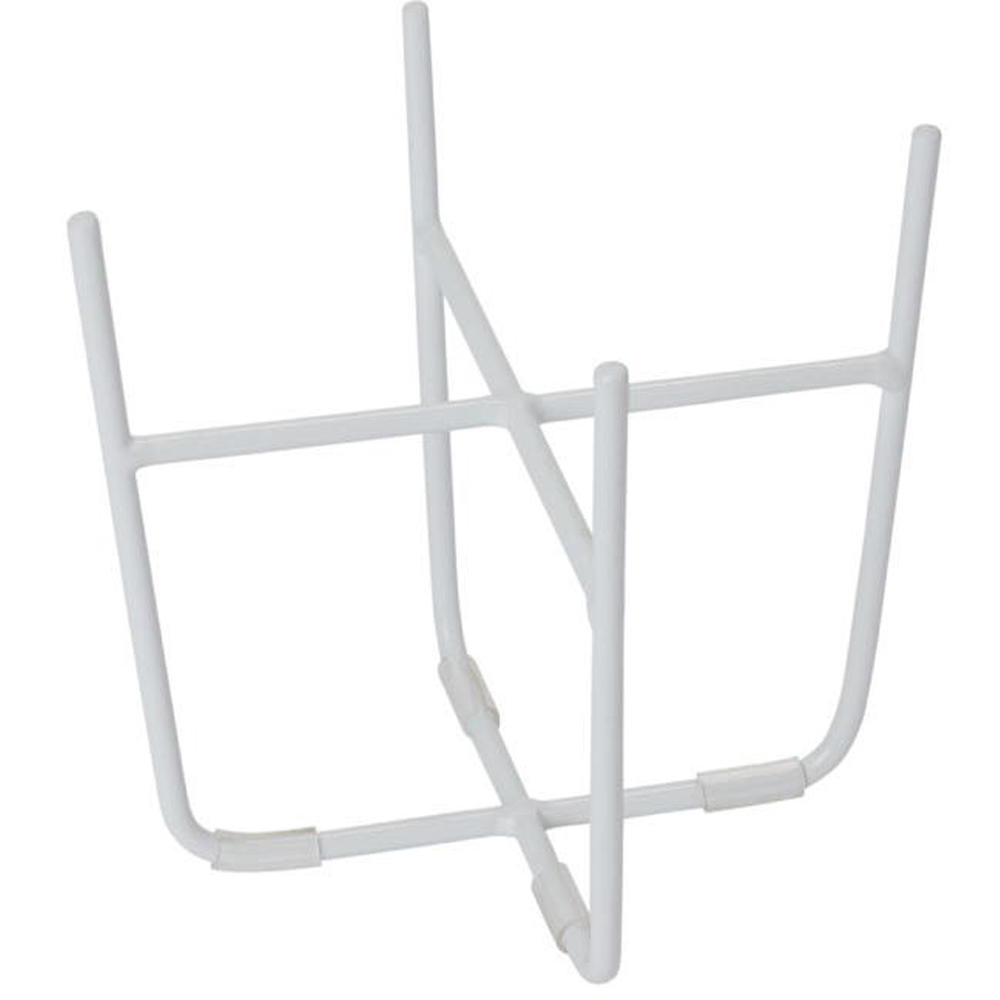 Suport ghiveci flori GOODHOME, metal, 16 x 12 x 14 cm, alb