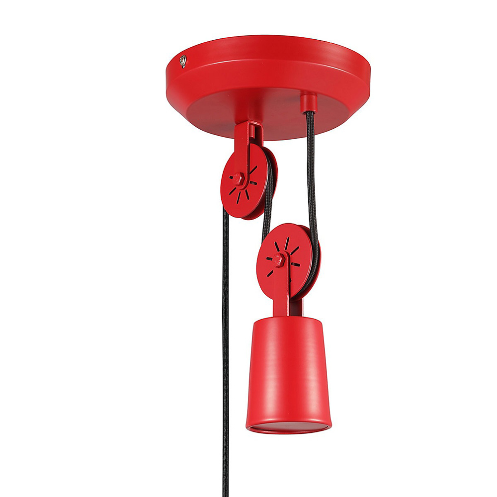 Pendul GOODHOME Yarra, E27, 60W, rosu