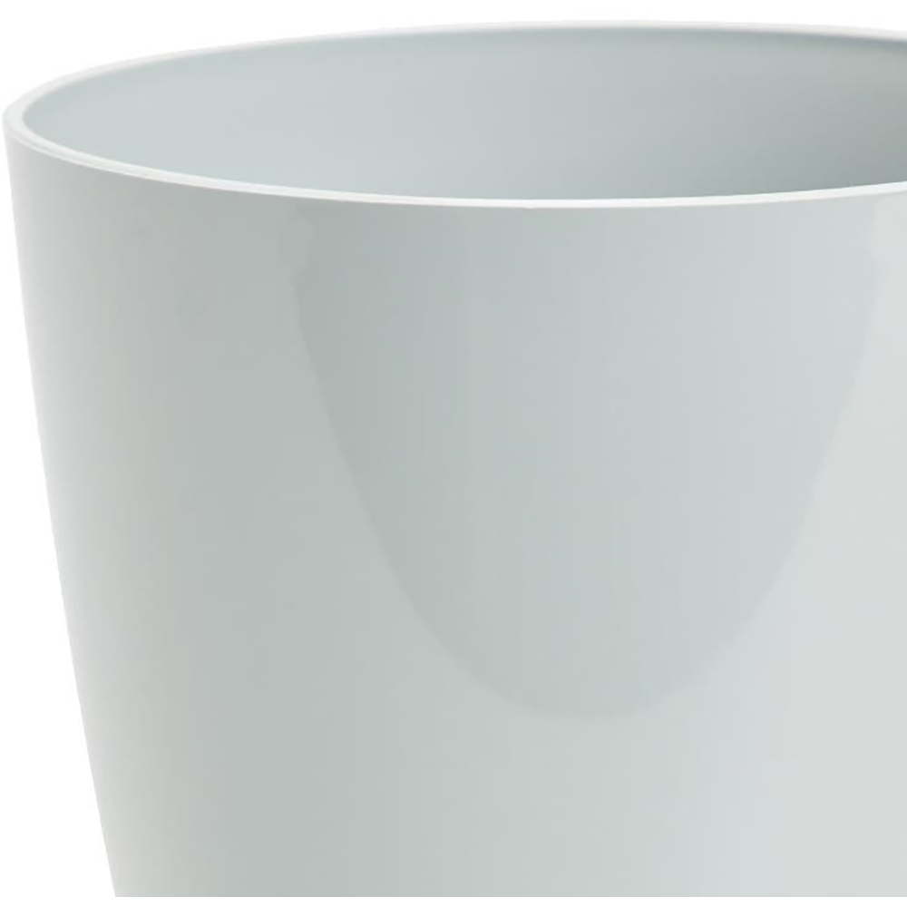 Ghiveci rotund pentru orhidee GOODHOME, plastic, D 13.2 cm, gri deschis
