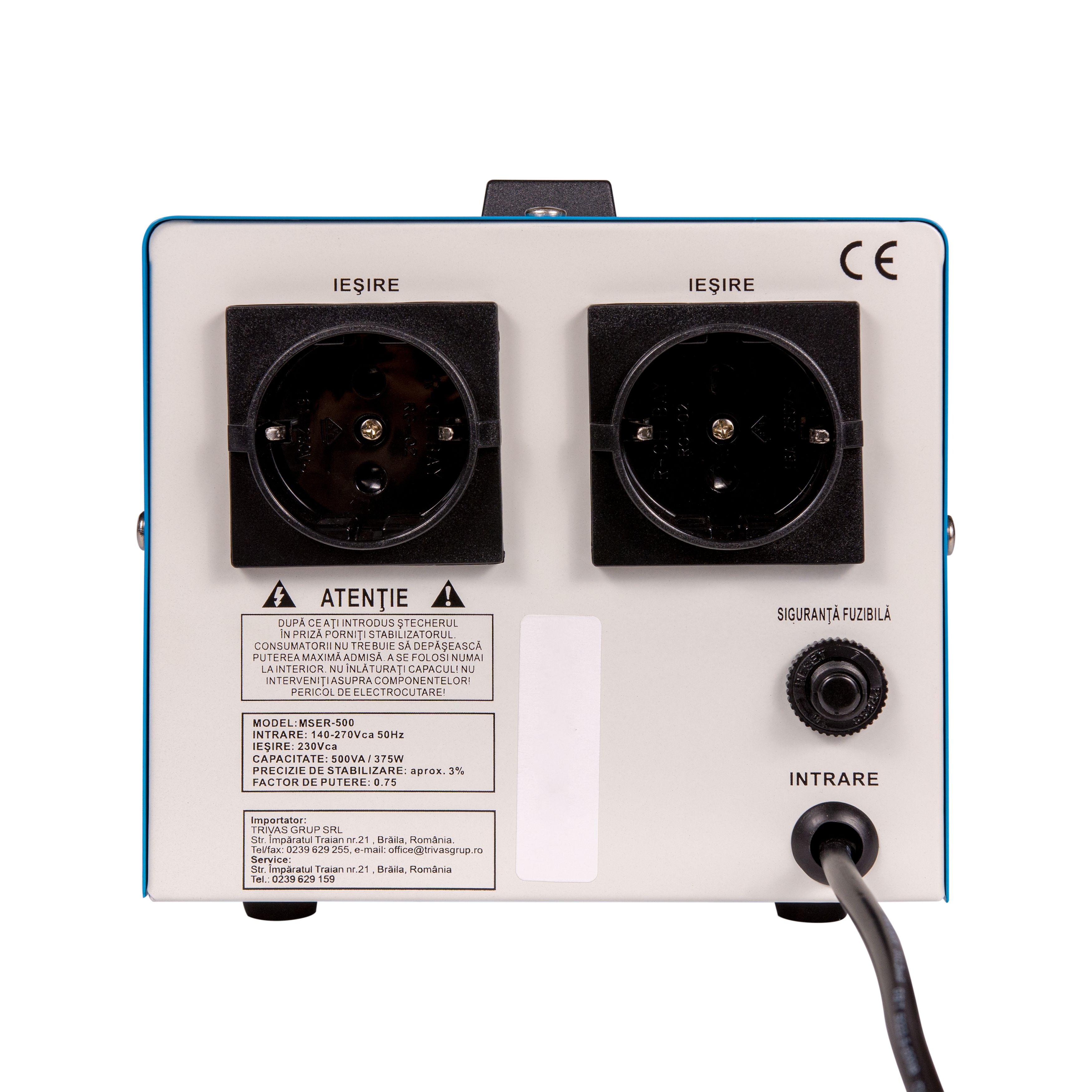 Stabilizator tensiune cu servomotor 500 VA  Westech
