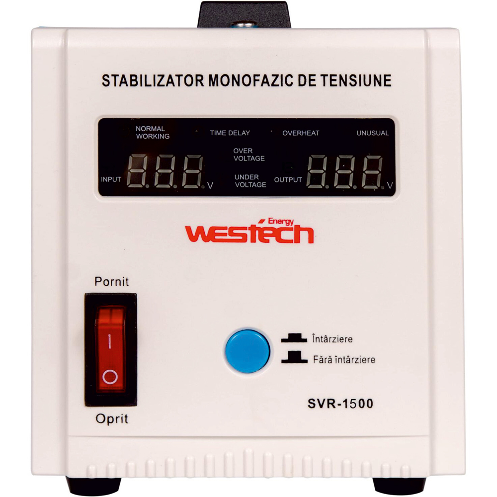 Stabilizator tensiune WESTECH SVR, 1500VA, 1125W, 4.89A