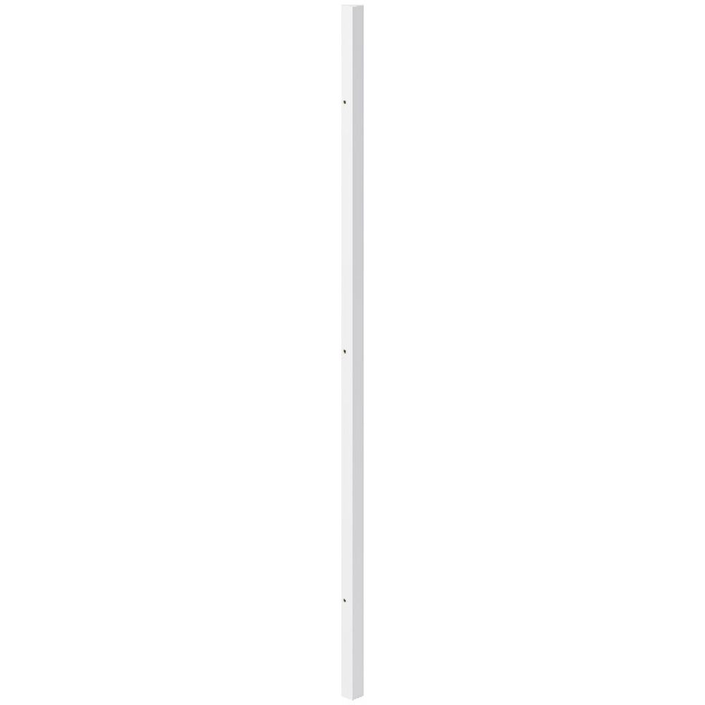 Bagheta colt GOODHOME Stevia, MDF, 71.5 x 2.05 x 1.8 cm, alb