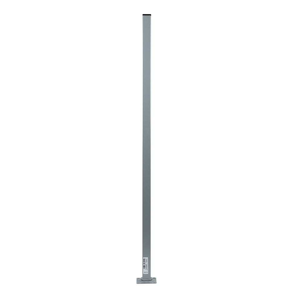 Picior patrat 25x25 h800 argintiu