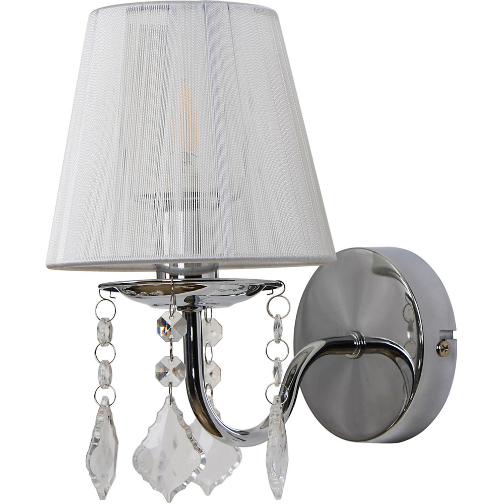 Aplica de perete Hovland GoodHome, E14, LED compatibil, corp metalic, gri