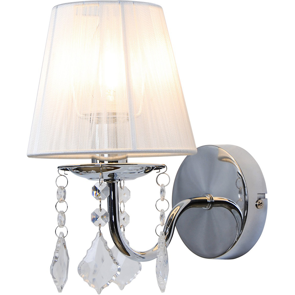 Aplica de perete Hovland GoodHome, E14, LED compatibil, corp metalic, gri