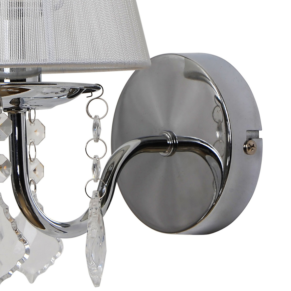 Aplica de perete Hovland GoodHome, E14, LED compatibil, corp metalic, gri