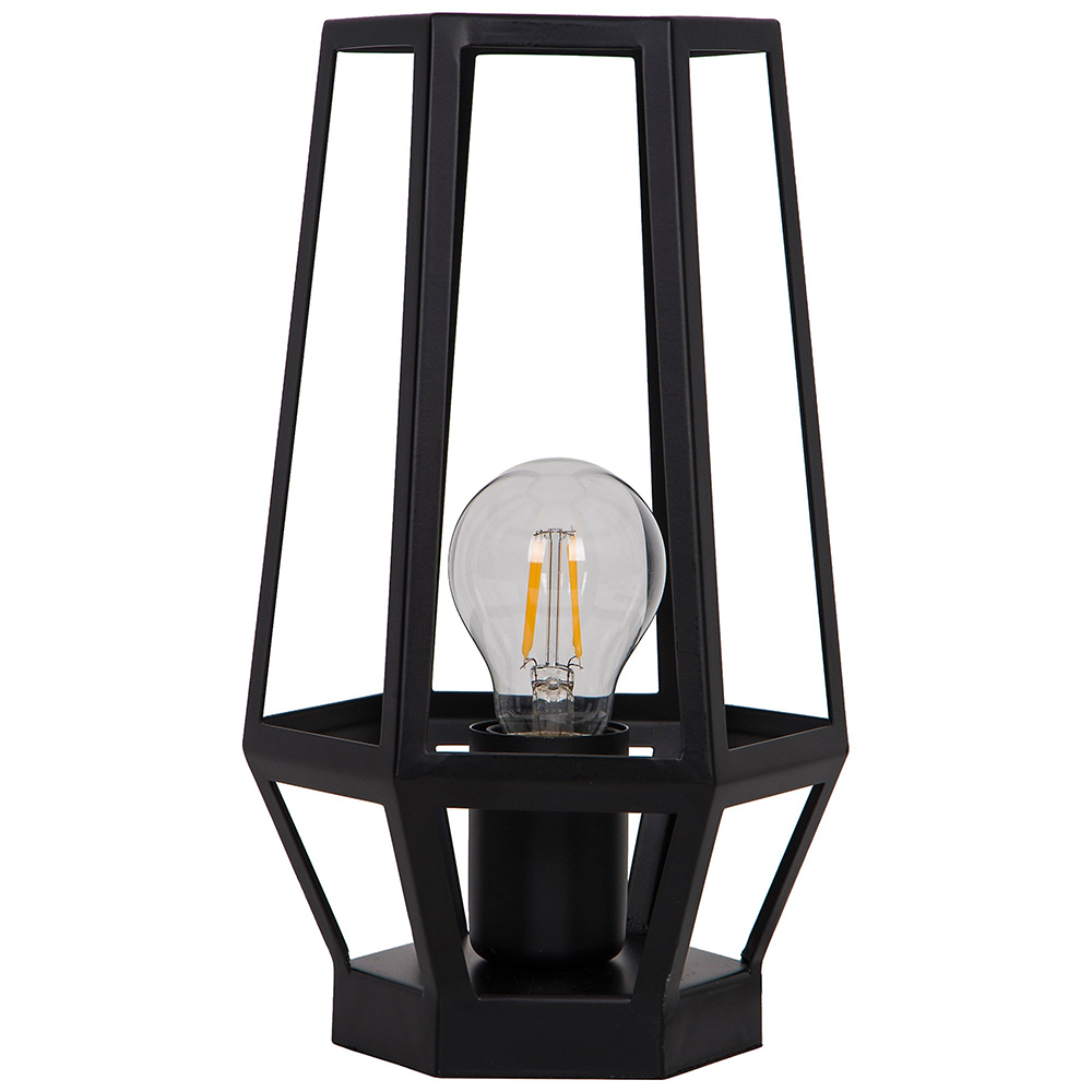 Veioza GOODHOME Nantan, E27, IP20, negru
