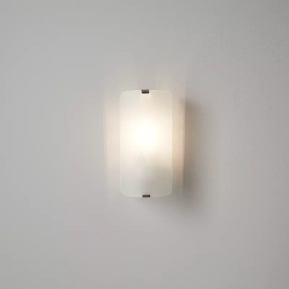 Aplica de perete OPP, E27, LED compatibil, corp plastic, alb