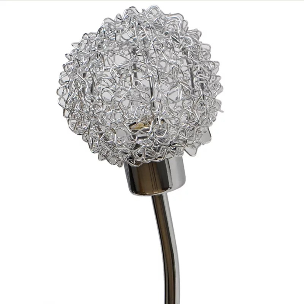 Aplica de perete Phaidros GoodHome, 2  G9, LED compatibil, argintiu