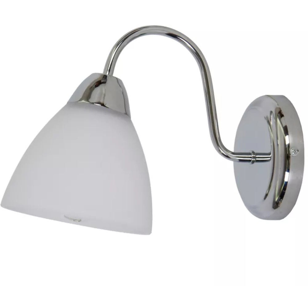 Aplica de perete Saucats GoodHome, E27, LED compatibil, argintiu