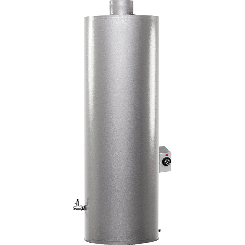 Ansamblu focar pe lemne si boiler, 120 L, 4500 W, 3 bar, combustibil solid, otel