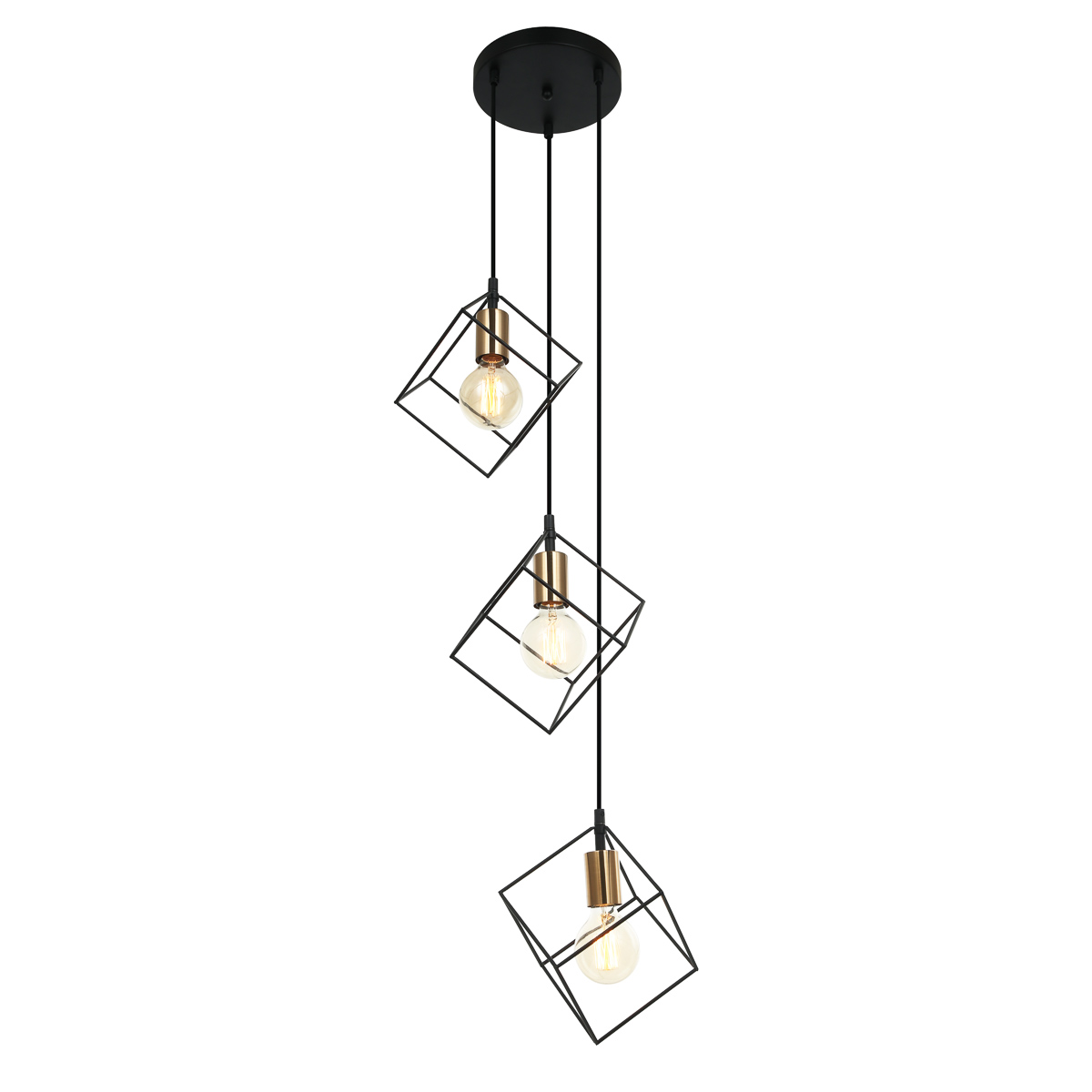 Pendul ITALUX, 40W, E27, negru