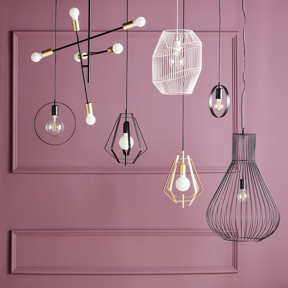 Pendul GOODHOME Leptyni, E27, 42W, negru