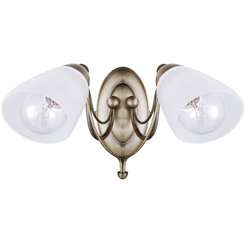 Aplica de perete Trivia GoodHome, 2  E14, LED compatibil, auriu