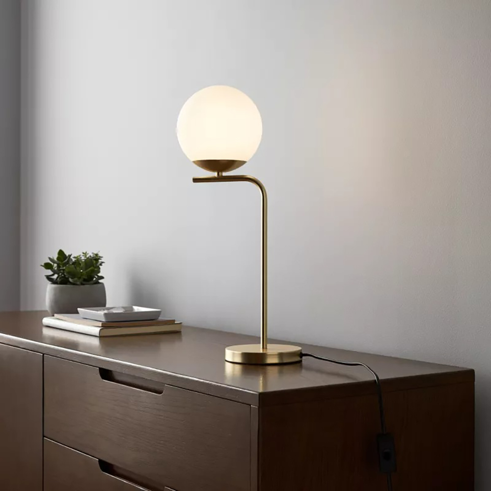 Veioza GOODHOME Ouhoro, E14, IP20, auriu