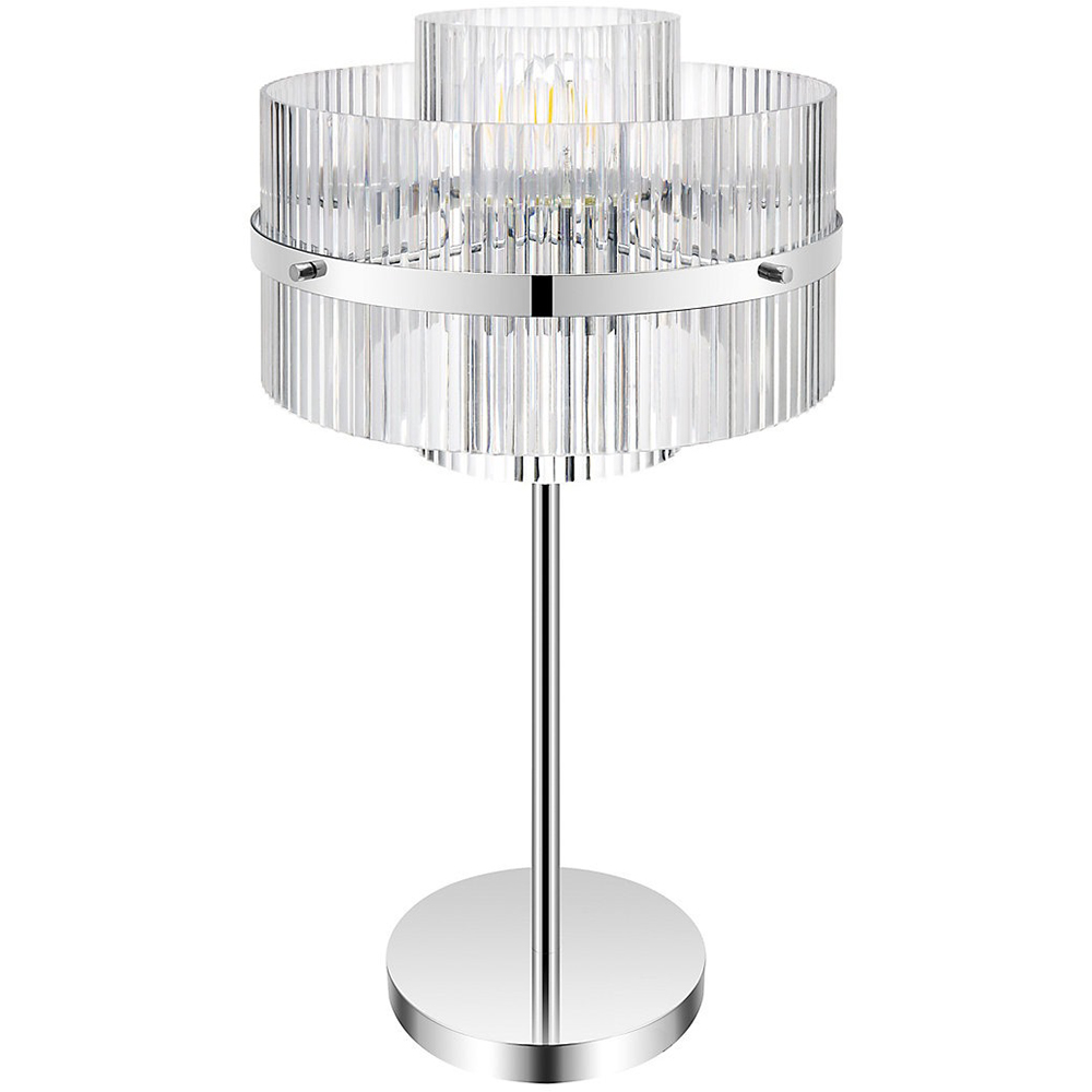 Veioza GOODHOME Conjola, E27, IP20, argintiu