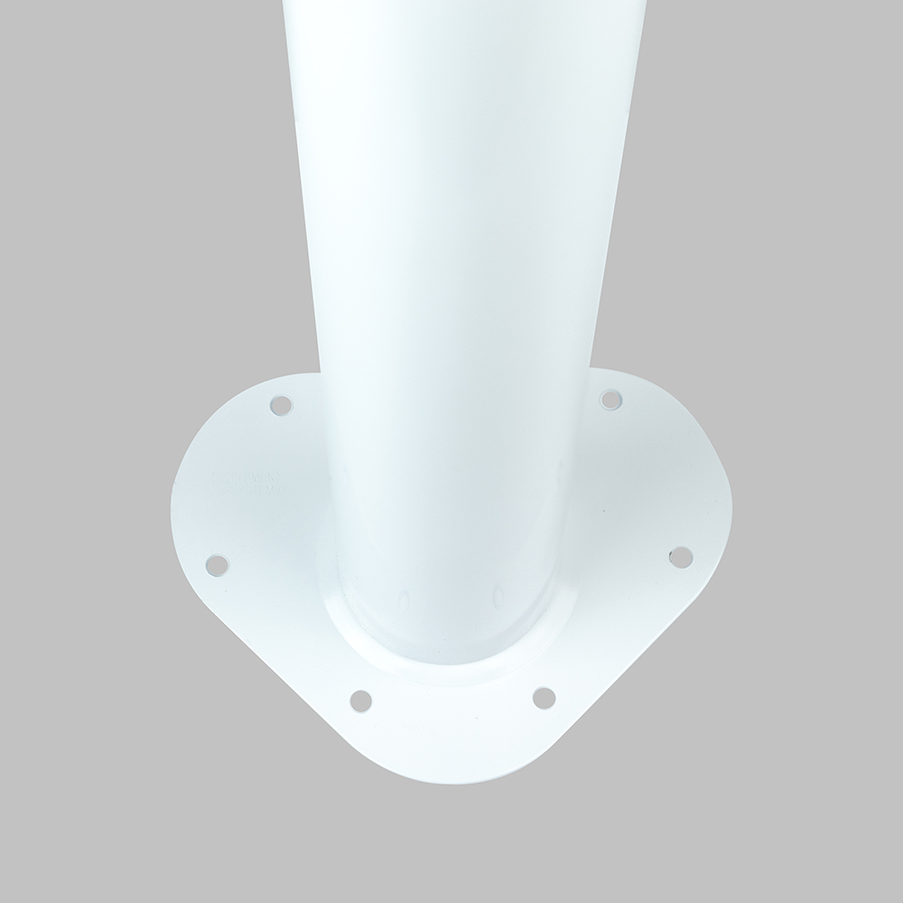 Picior rotund d60 h900 alb