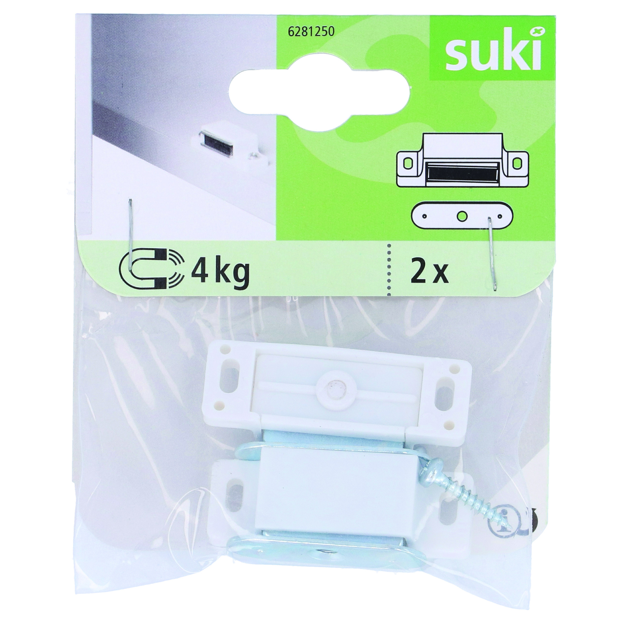 Magnet Mobila Alb 4Kg Fix 2 Buc